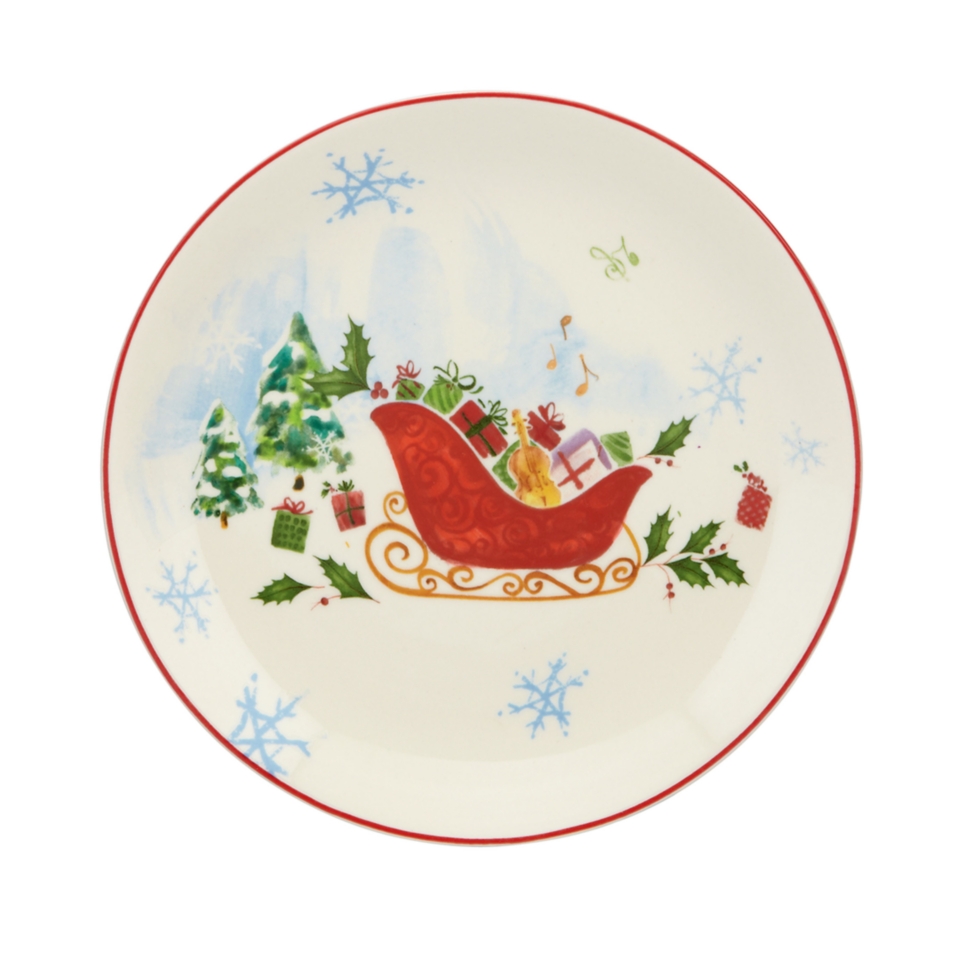 Lenox Dinnerware, Set of 4 Holiday Inspirations & Illustrations