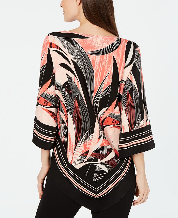 royal scarf blouse