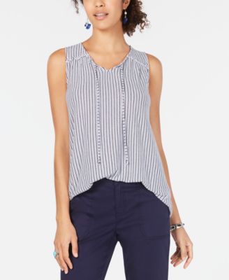 macys womens sleeveless tops