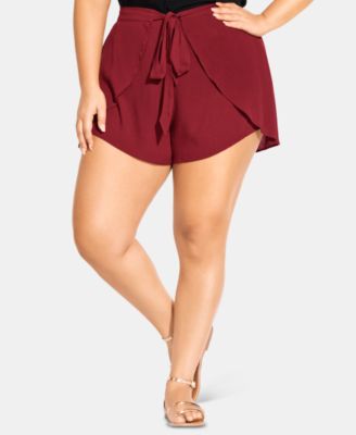 tulip hem shorts