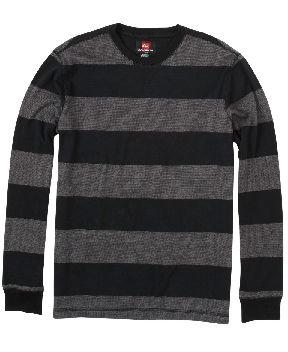 Quiksilver Shirt, Snit Stripe Long Sleeve Shirt