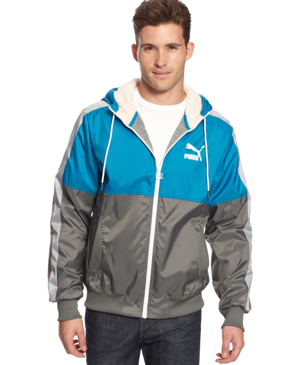 Puma Jacket, Seasonal T7 Hooded Track Jacket