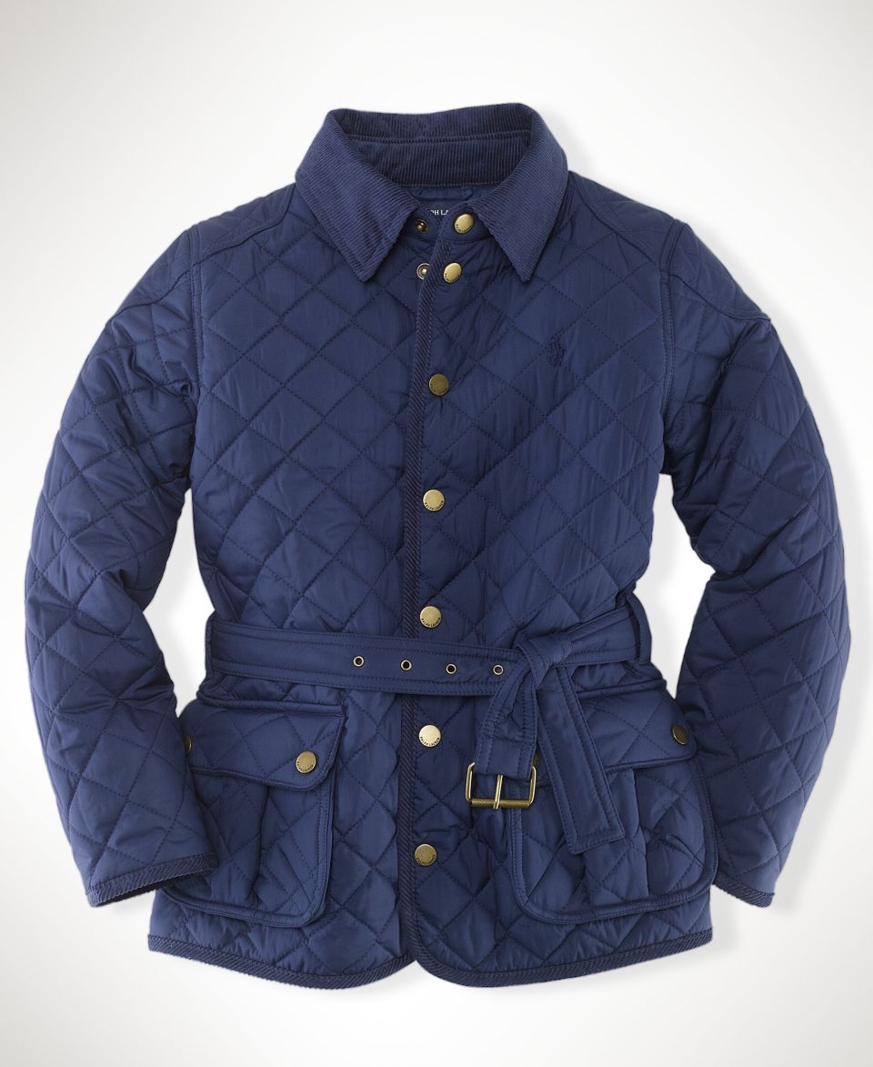 Ralph Lauren Kids Jacket, Girls Belted Barn Jackets