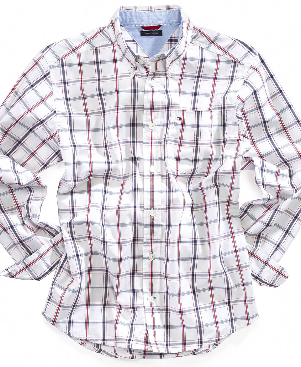 Tommy Hilfiger Kids Shirt, Little Boys Kendal Plaid Shirt