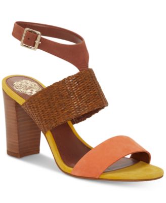 vince camuto orange sandals