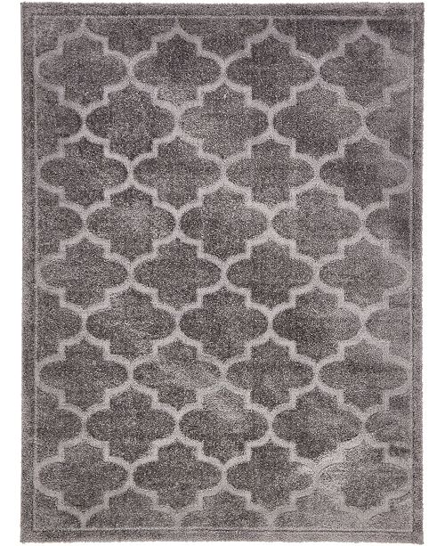 Bridgeport Home Filigree Shag Fil2 Dark Gray 9 X 12 Area Rug Reviews Rugs Macy S
