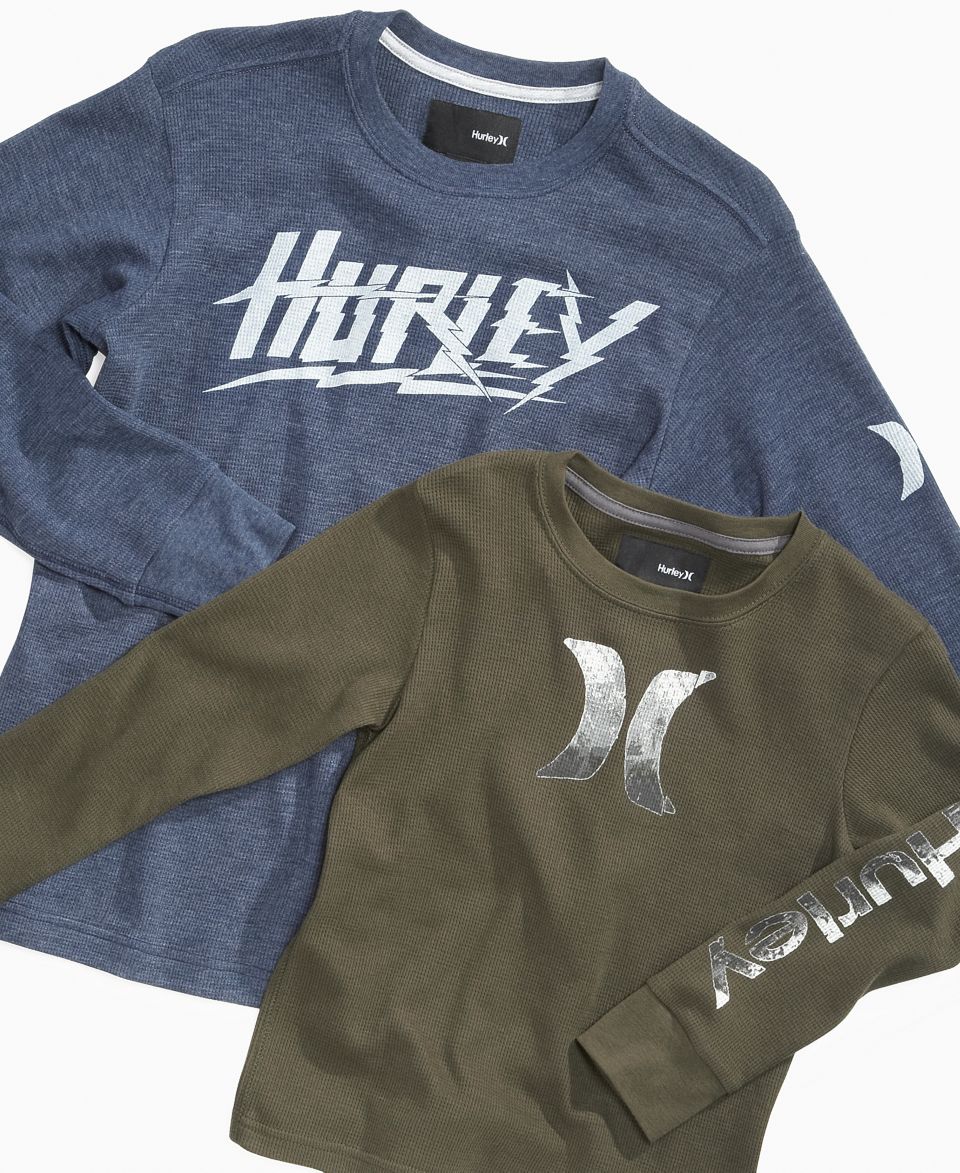 Hurley Kids T Shirt, Little Boys Thermal Tees