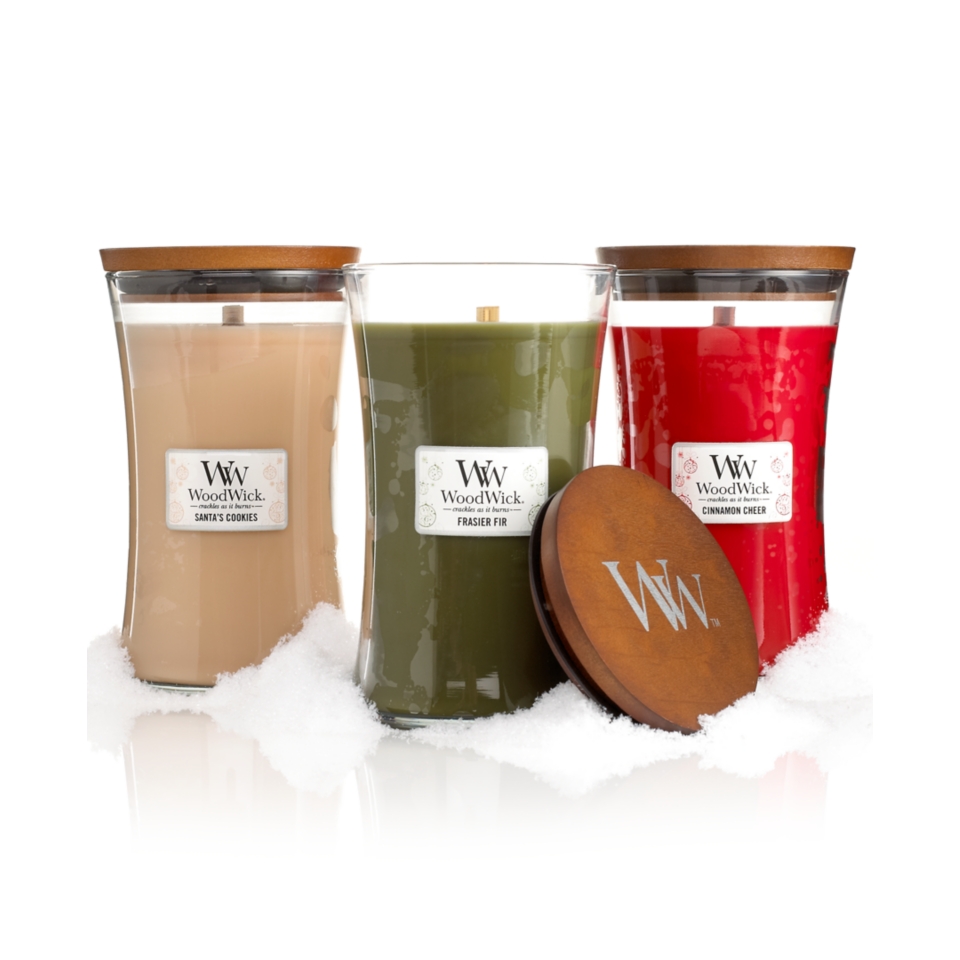 WoodWick Candles, Medium Glass Holiday Collection   Candles & Home