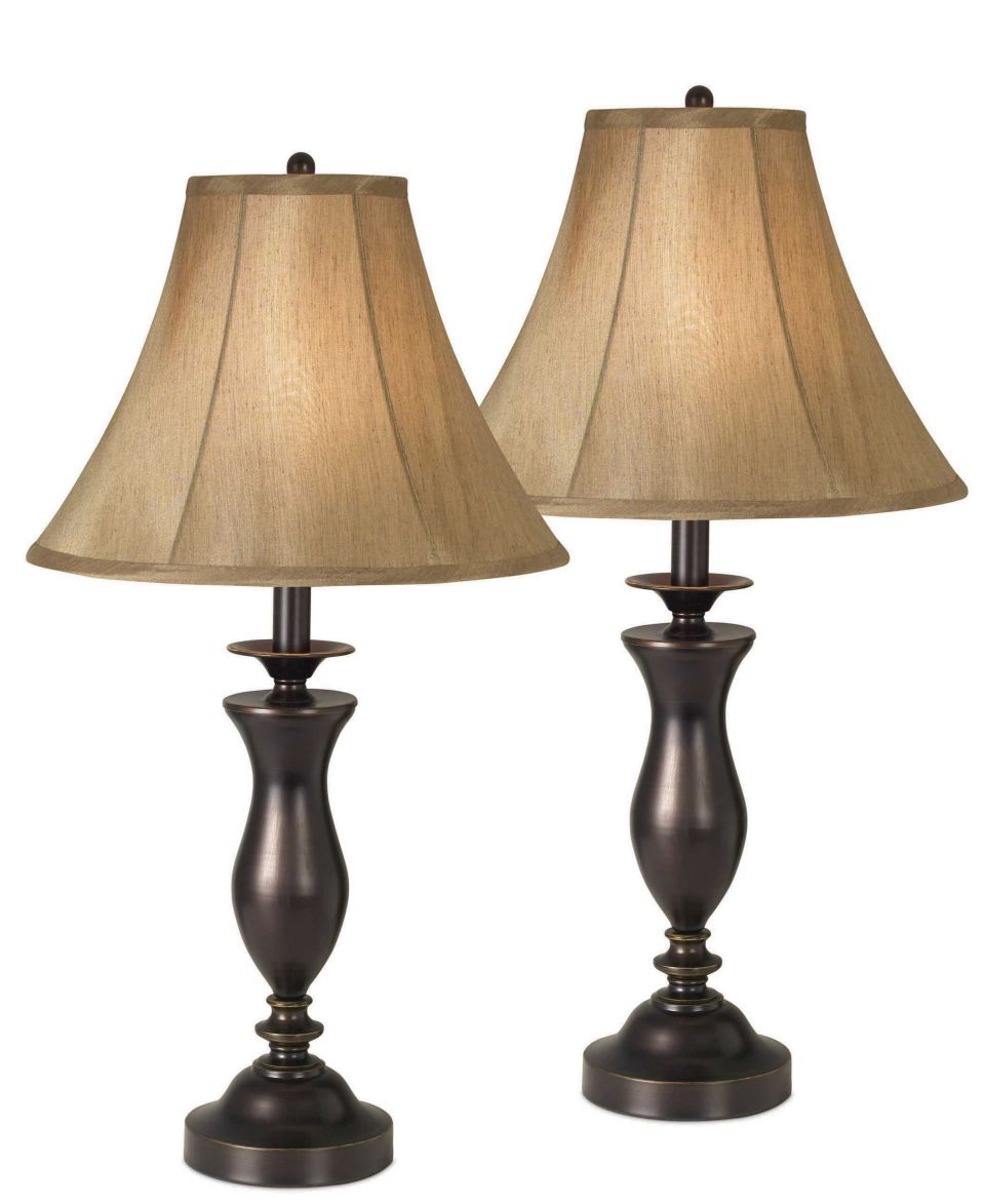 Kathy Ireland by Pacific Coast Table Lamps, New England Village Set of 