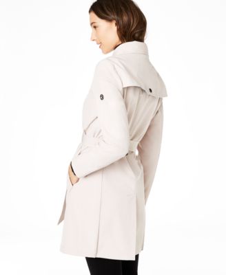 macys petite trench coats