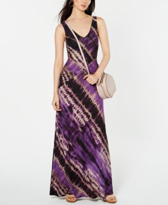 petite purple maxi dress