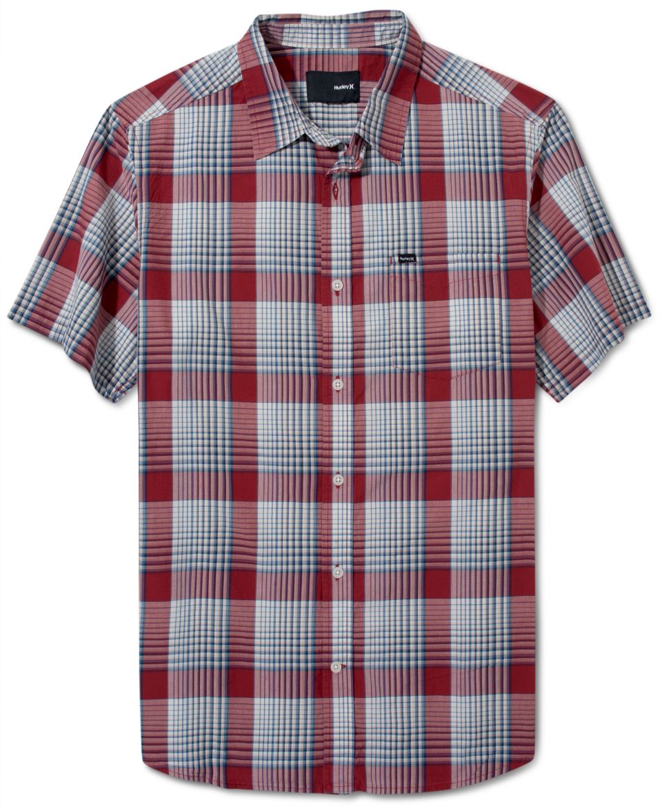 Volcom Shirt, EX Factor Long Sleeve Plaid Shirt   Mens Casual Shirts