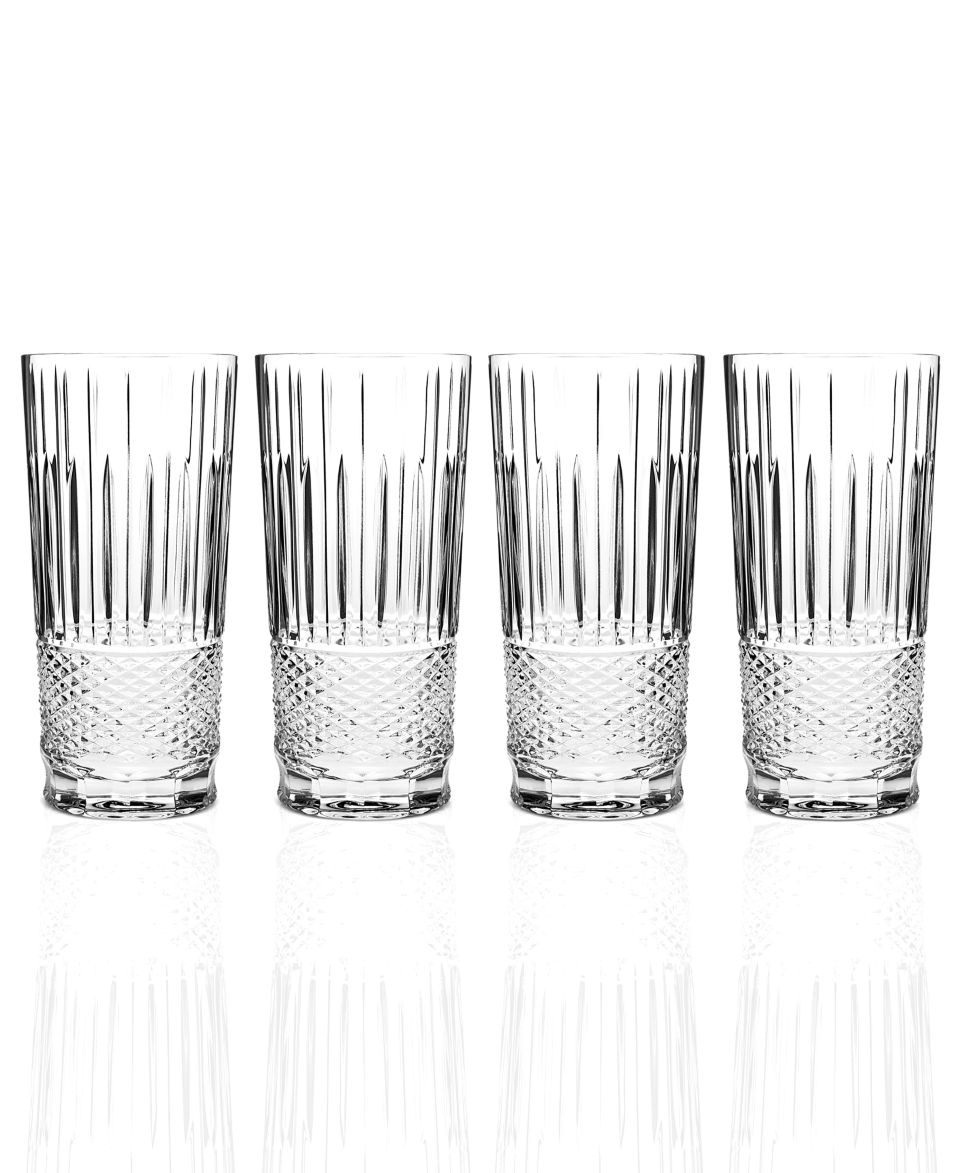 Godinger Drinkware, Set of 4 Aberdeen Highball Glasses   Bar & Wine