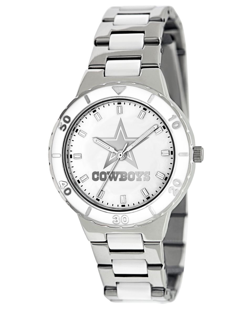 Game Time Watch, Mens Dallas Cowboys Black Rubber and Stainless Steel