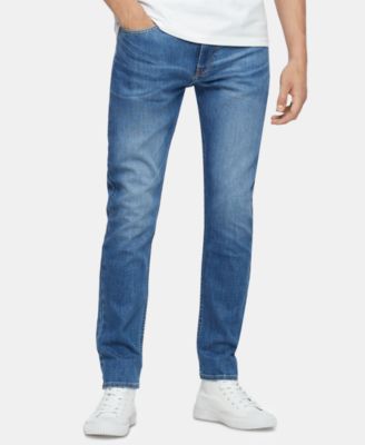 calvin klein slim straight jeans mens