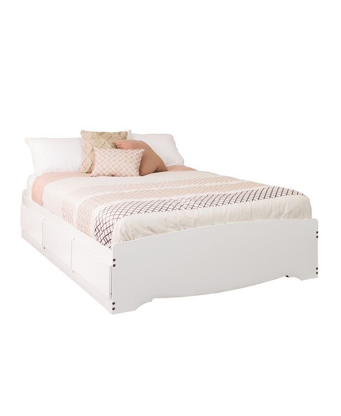 We purchased the king size bed and used the 11 feet vs. full mate s platform storage bed with 6 drawers