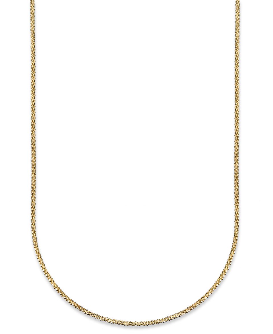 Giani Bernini 24k Gold Over Sterling Silver Necklace, Popcorn Chain