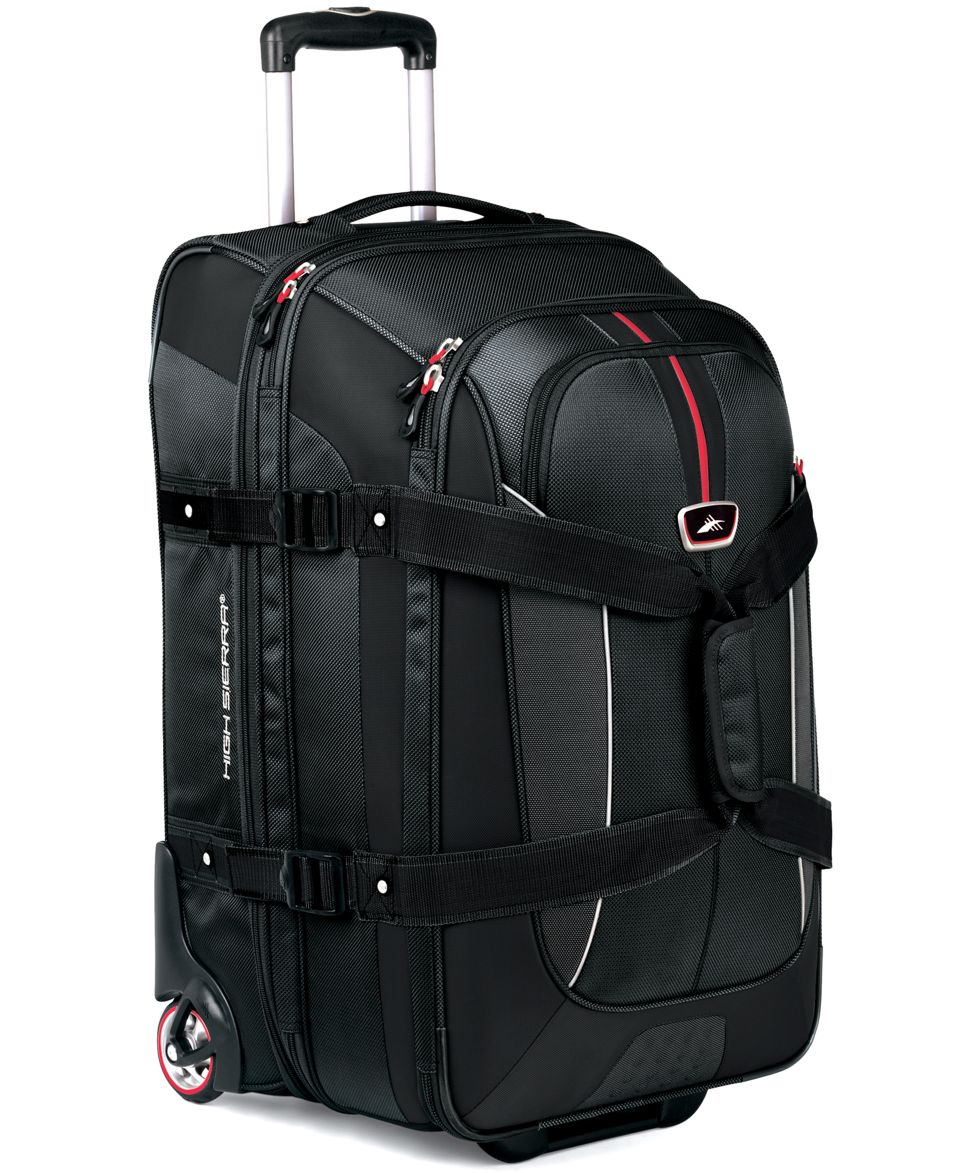 High Sierra Rolling Duffel and Backpack, 26 AT 6 Expandable Carry On on