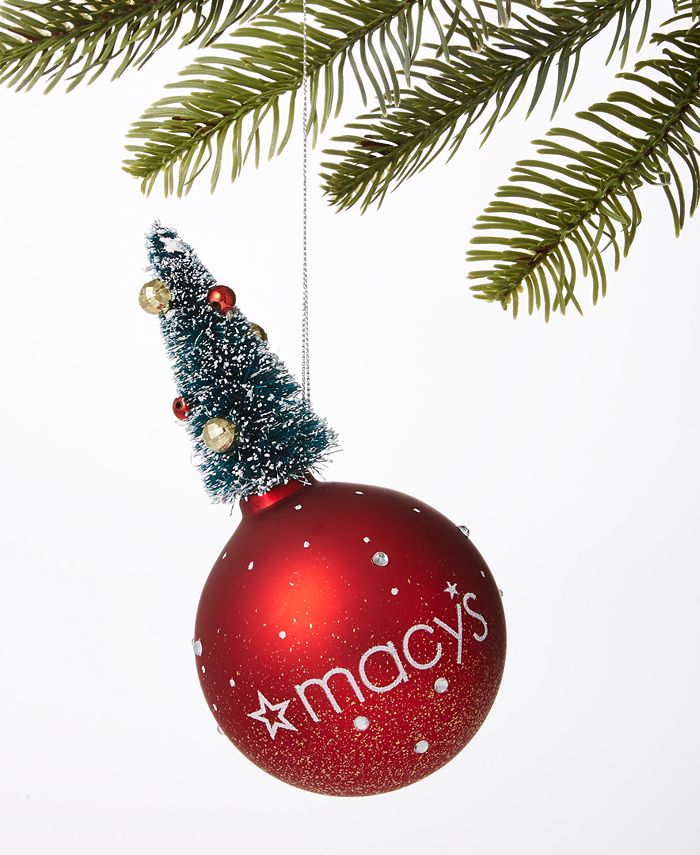 Holiday Lane Macy's Ball with Christmas Tree Ornament Created for Macy