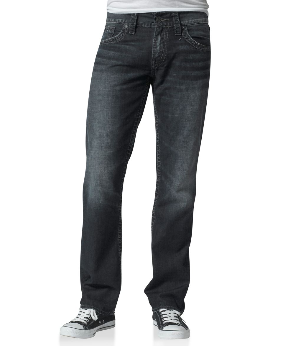 Silver Jeans Denim, Gordie Loose Fit Straight Leg Jean   Mens Jeans