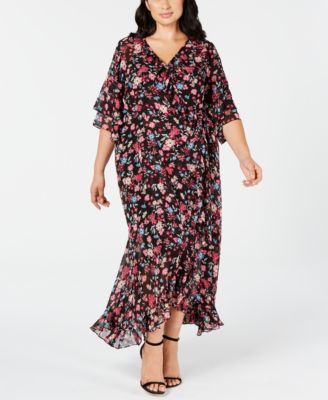 calvin klein plus size maxi dresses