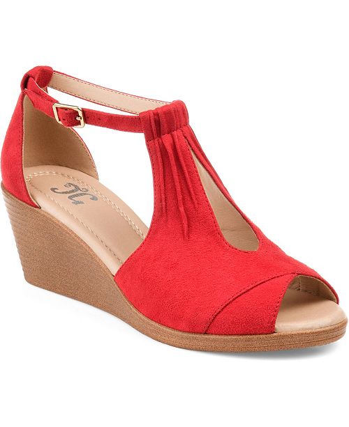 Journee Collection Women S Comfort Kedzie Wedges Reviews Wedges Shoes Macy S