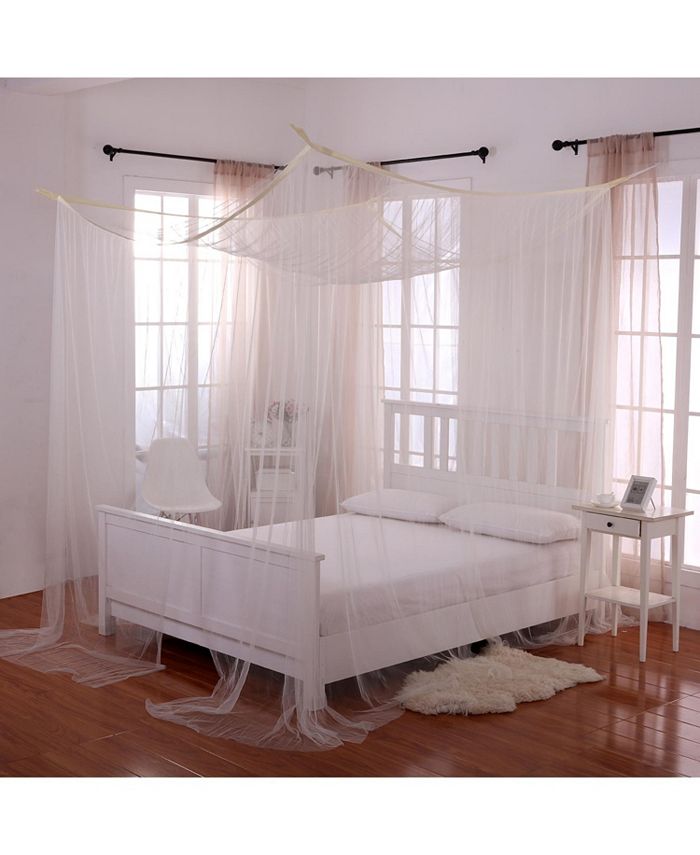 Epoch Hometex inc Cottonloft Palace 4Post Bed Sheer Mosquito Net Panel