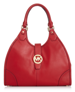 MICHAEL Michael Kors Handbag, Hudson Large Shoulder Tote with Magnetic Snap Closure