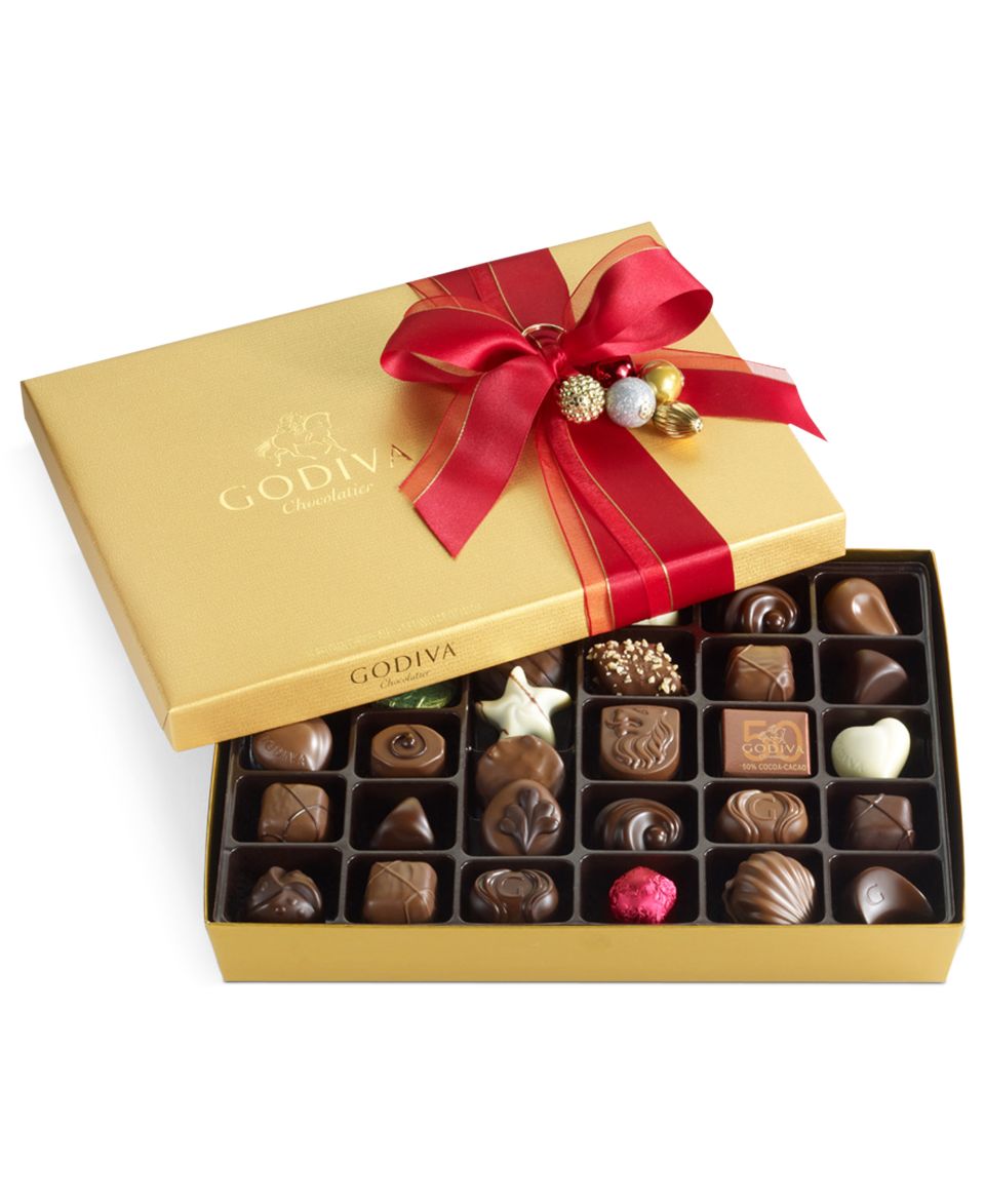 Godiva Chocolatier, 14.6 oz. Holiday Red Bow Ballotin Box of
