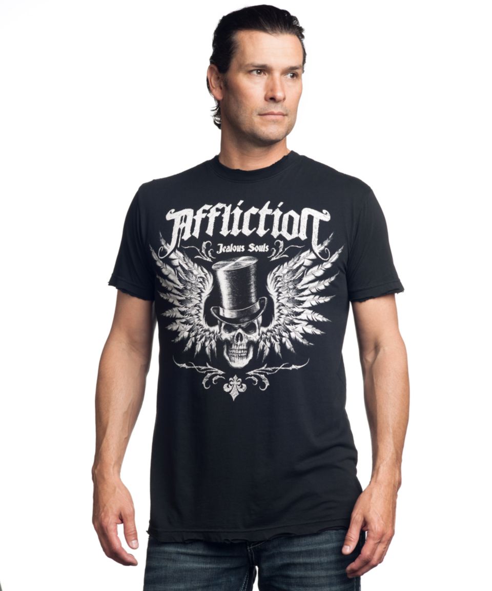 Affliction Shirt, Cast Iron Short Sleeve T Shirt