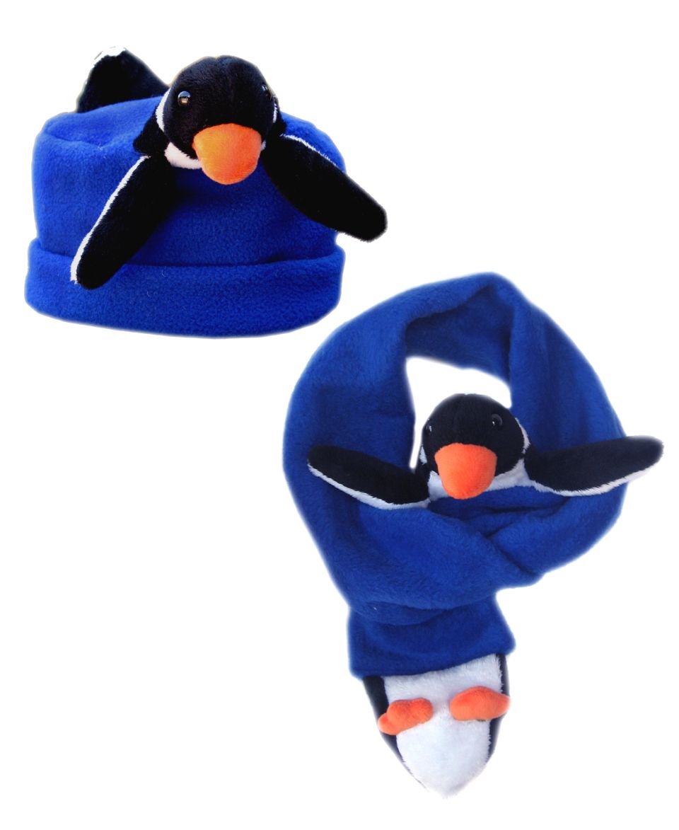 Bearhands Kids Scarf, Little Girls and Boys Penguin Buddy Scarf   Kids