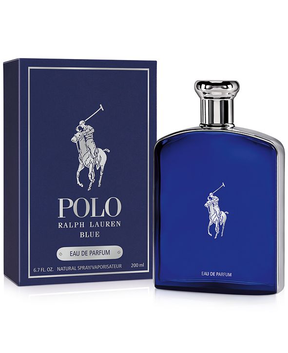 Ralph Lauren Men's Polo Blue Eau de Parfum Spray, 6.7 oz ...