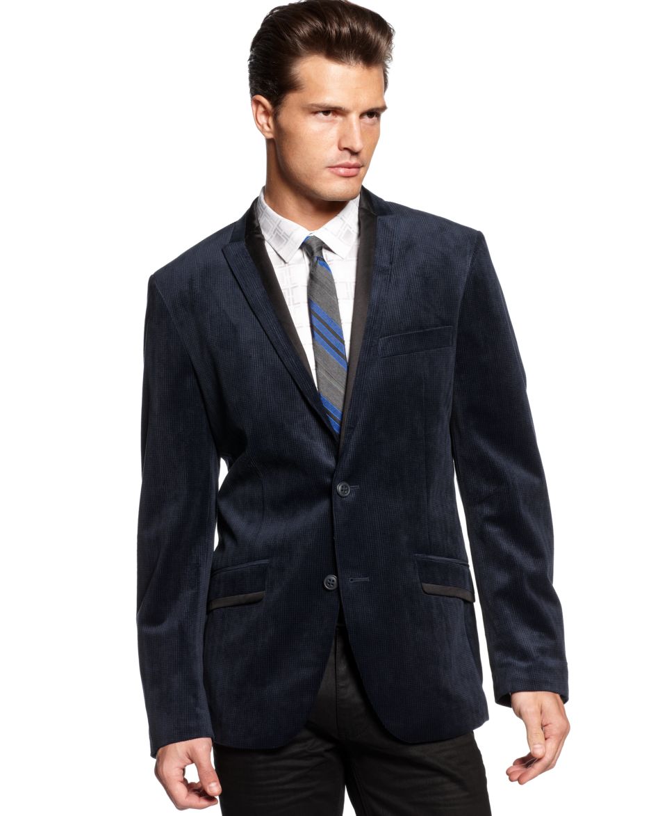 INC International Concepts Blazer, Evans Velvet Blazer