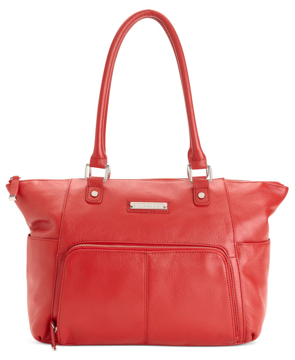 Calvin Klein Handbag, Modena Leather Tote   Handbags & Accessories