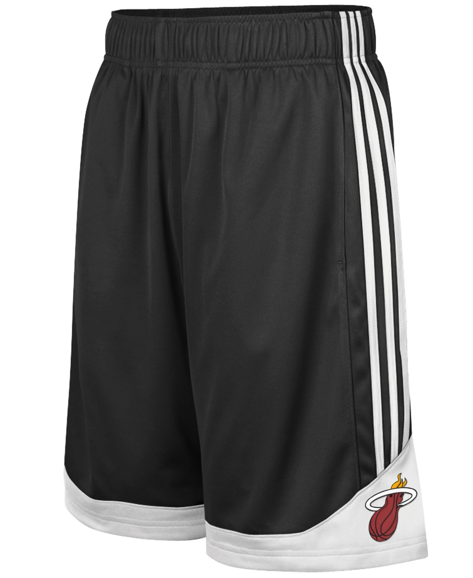 adidas NBA Shorts, Miami Heat Pre Game Shorts   Mens Sports Fan Shop