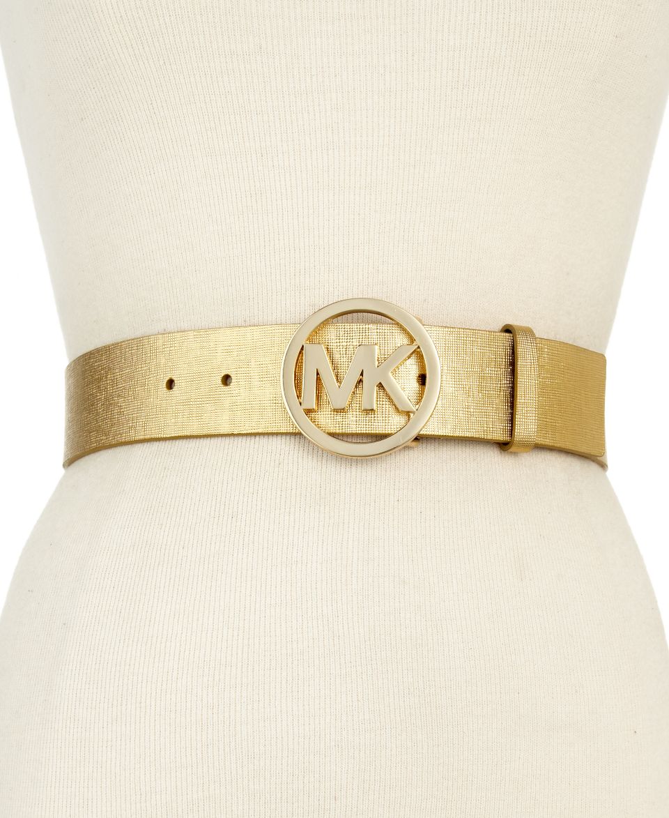 MICHAEL Michael Kors Belt, Reversible Logo   Handbags & Accessories