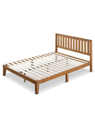 zinus alexia 12 inch wood platform bed with headboard