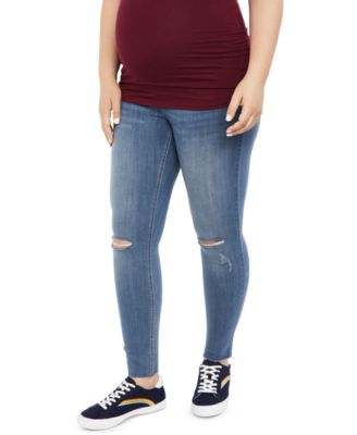 indigo blue maternity jeans macys