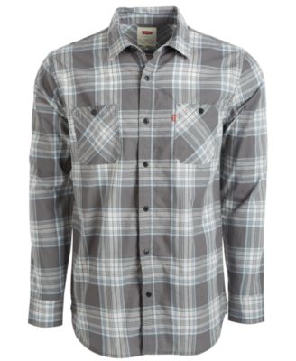 levi mens flannel shirts