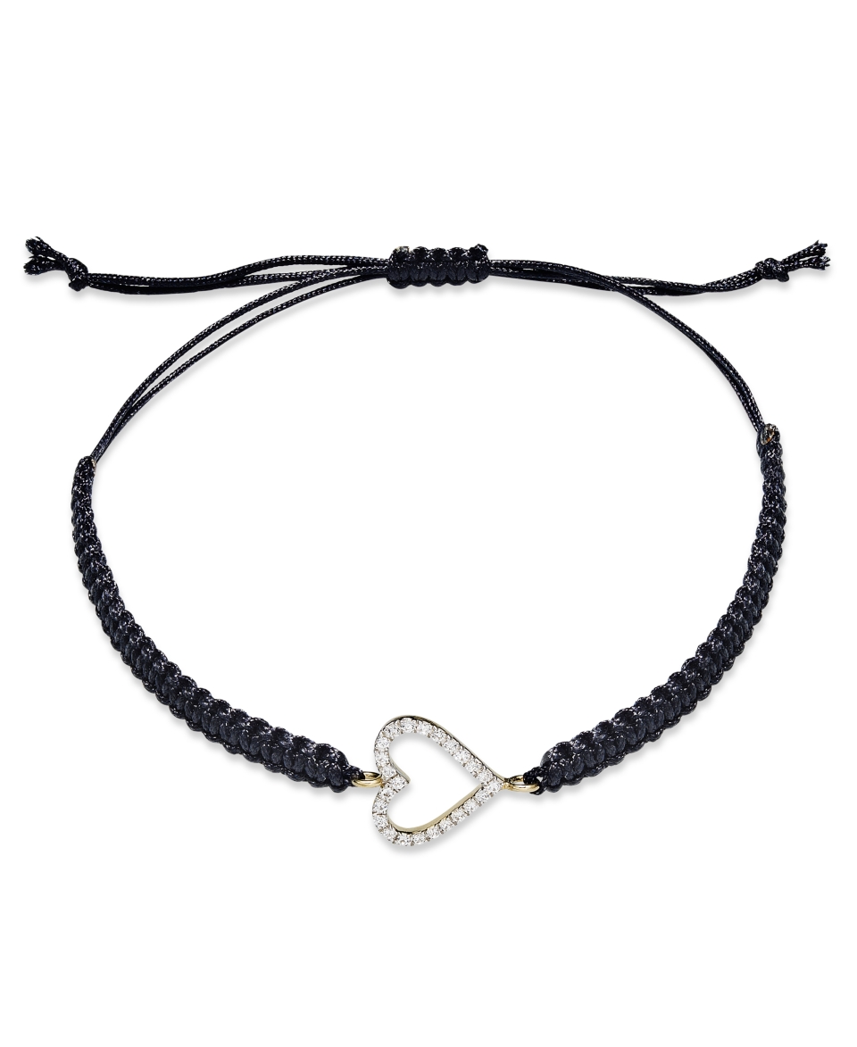 YellOra™ Diamond Bracelet, YellOra™ Diamond Heart Parachute Cord