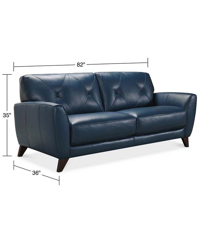 myia 82 leather sofa created for macy s