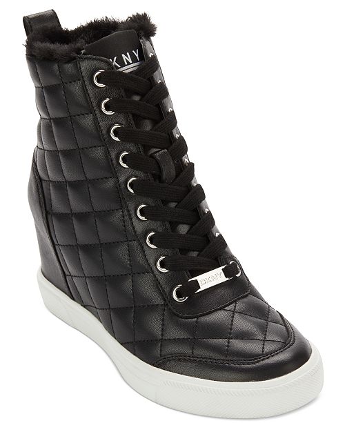 Dkny Cira Wedge Sneakers Created For Macy S Reviews Athletic Shoes Sneakers Shoes Macy S