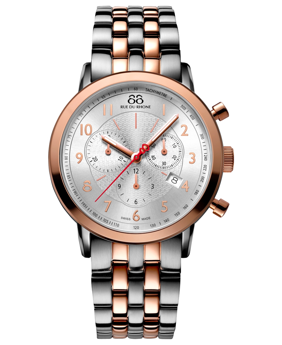 88 RUE DU RHONE Watch, Mens Swiss Chronograph Double 8 Origin Two