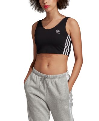 adidas cropped tank tops