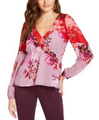 guess blouses at macy's