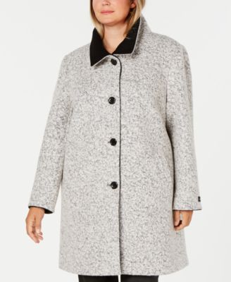 macy's coats on sale plus size