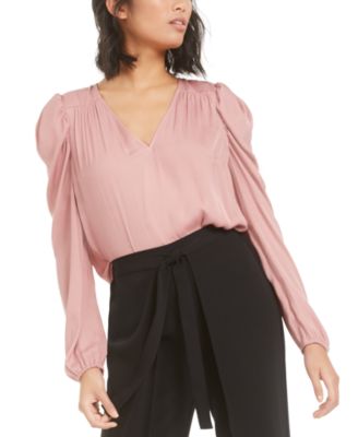 macys pink tops