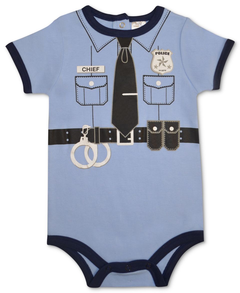 Baby Essentials Baby Bodysuit, Baby Boys Cop Creeper   Kids