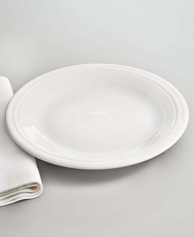 Fiesta 10.5" White Dinner Plate & Reviews Dinnerware Dining Macy's