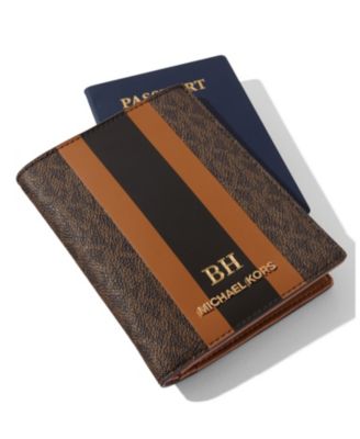 michael michael kors bedford travel passport wallet